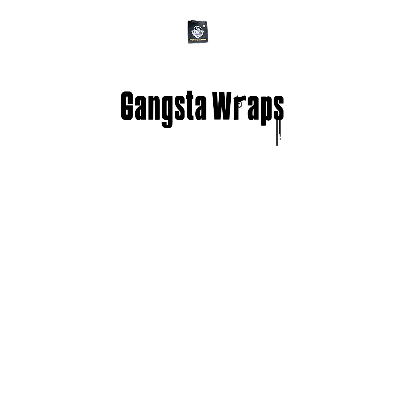 Apparel - Gangsta Wraps White Tee